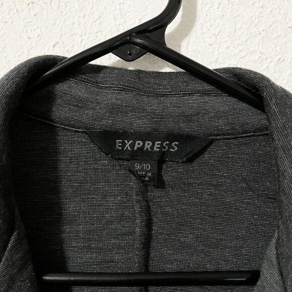 Express Gray Pea Coat Size 9 / 10 - Picture 4 of 7